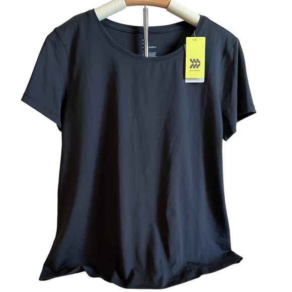 All in Motion Women's Black Crewneck Short Sleeve  T-Shirt - Size Large - NWT - Picture 1 of 8